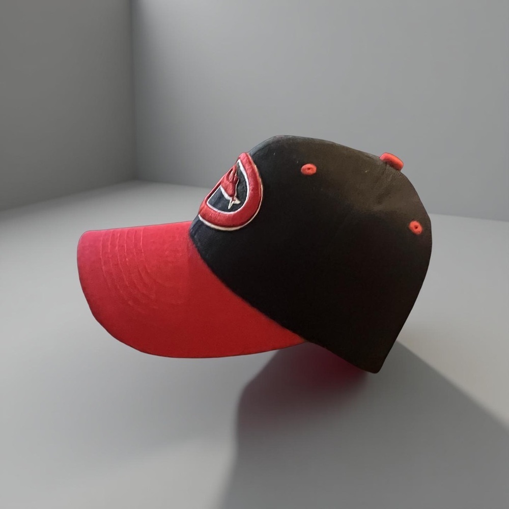 Black and Red Diamondbacks Baseball Cap - Picture 5 of 5